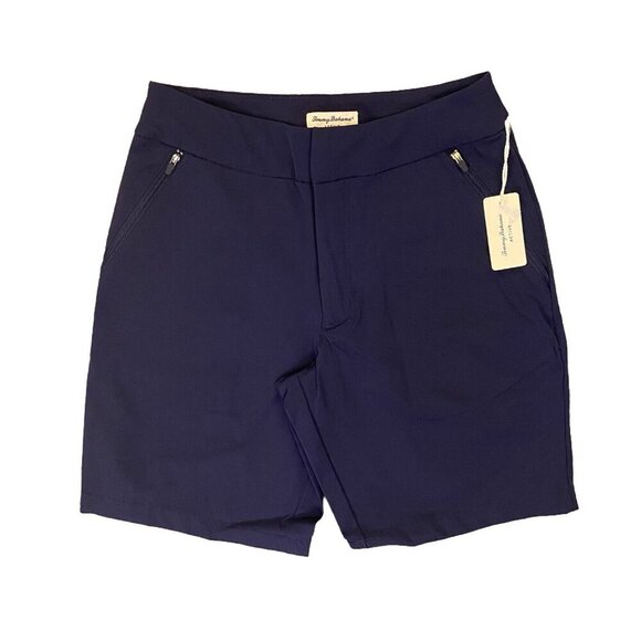Tommy Bahama Womens Bermuda Shorts Stretch Active Navy Blue Size S - Small - NWT - Picture 1 of 16